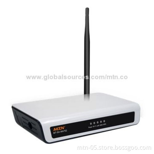 150Mbps Wireless Broadband Router, 2.412 to 2.472GHz Frequency Range, 17dBm Transmit Power